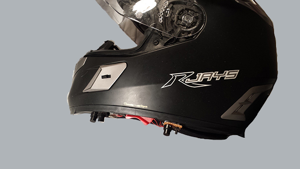Integrated Motorbike Bluetooth Headset